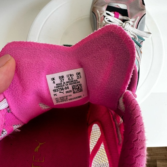 PUMA UltraRide Women's White/Pink Running Sneaker Sz 6.5 - Picture 6 of 8
